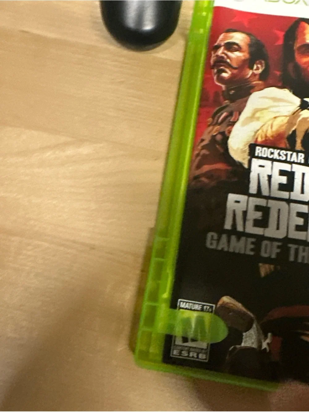 Microsoft Xbox 360 Red Dead Redemption Disc with Green Case